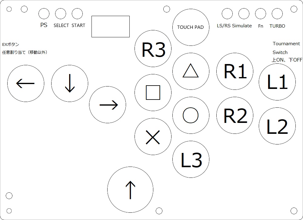 薄型レバーレスコントローラー「Fighting Dog Board -Shiba- Rev2」