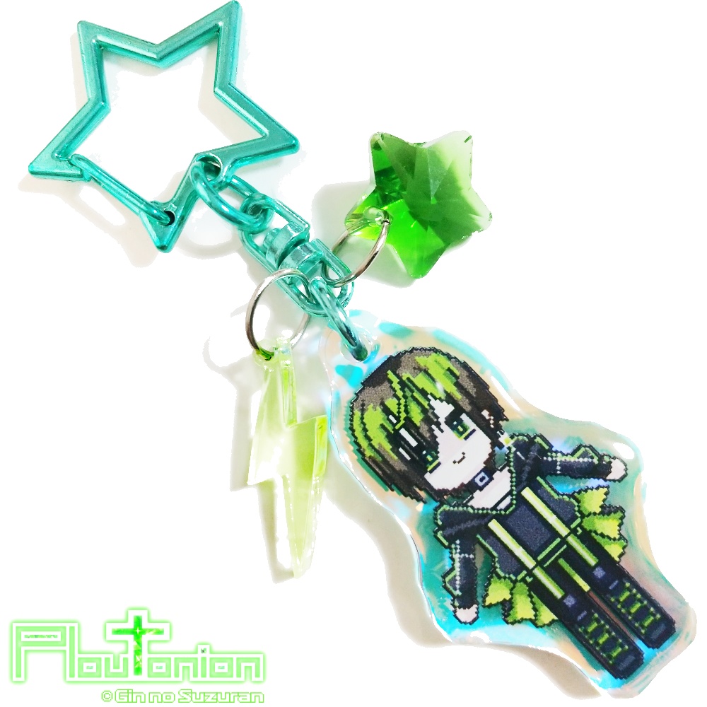 ♰Ploutonion-プルートニオン-♰ 偏光アクリルキーホルダー【焔・爽・雫】
