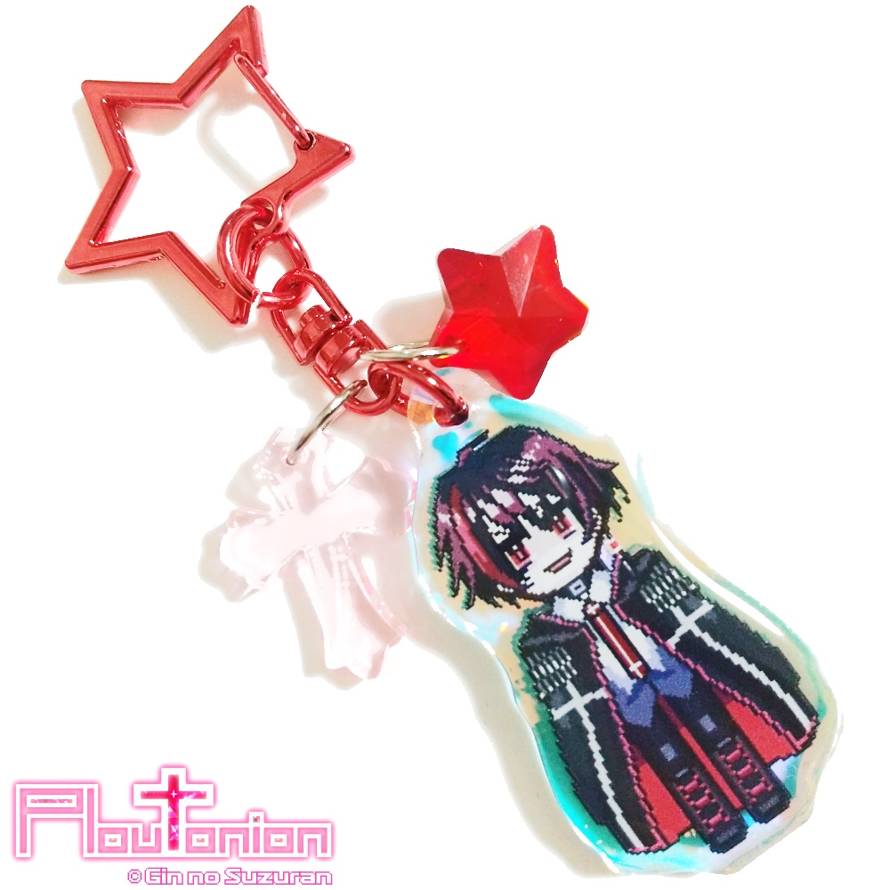♰Ploutonion-プルートニオン-♰ 偏光アクリルキーホルダー【焔・爽・雫】