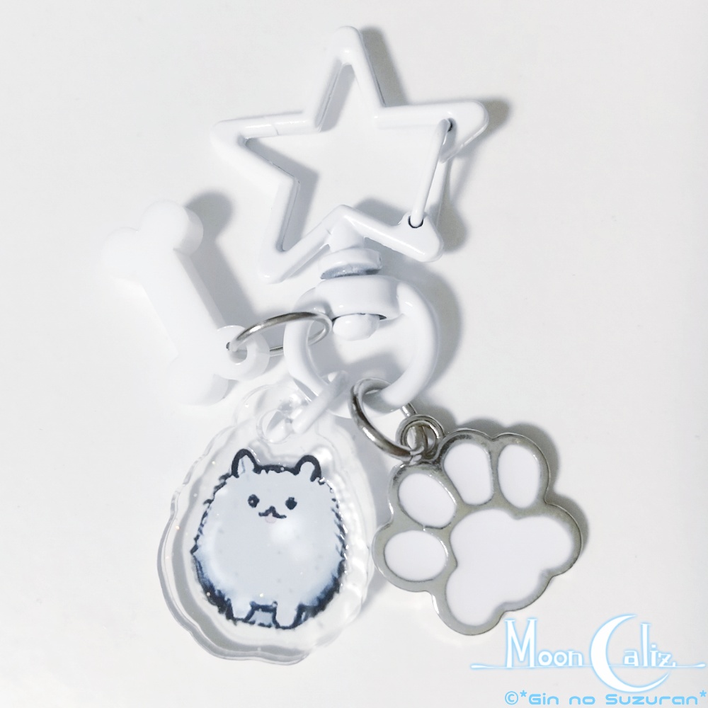 ♰MoonCaliz -ムーンカリス-♰ アクリルキーホルダー【ルルス&ルオン】【わたあめ】