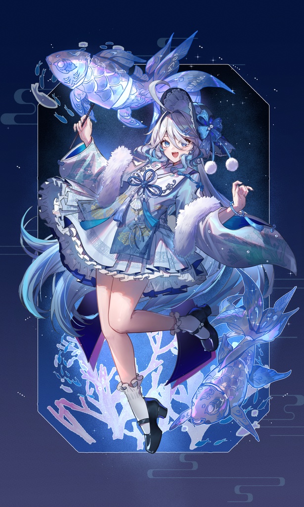 「原神動く壁紙」フリーナ コロンビーナ アルレッキーノ サンドローネ スカーク