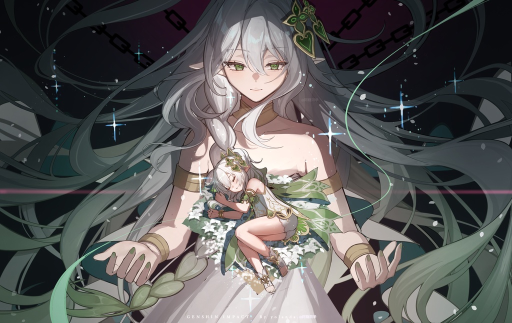 「原神動く壁紙」ナヒーダ PC壁紙