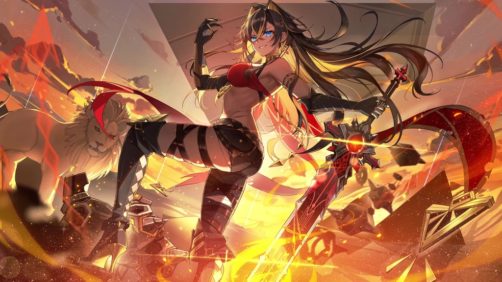 「原神動く壁紙」ディシア PC壁紙