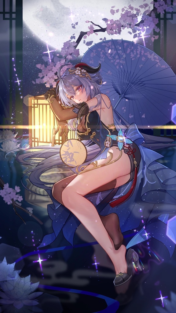 「原神動く壁紙」甘雨 スマホ壁紙