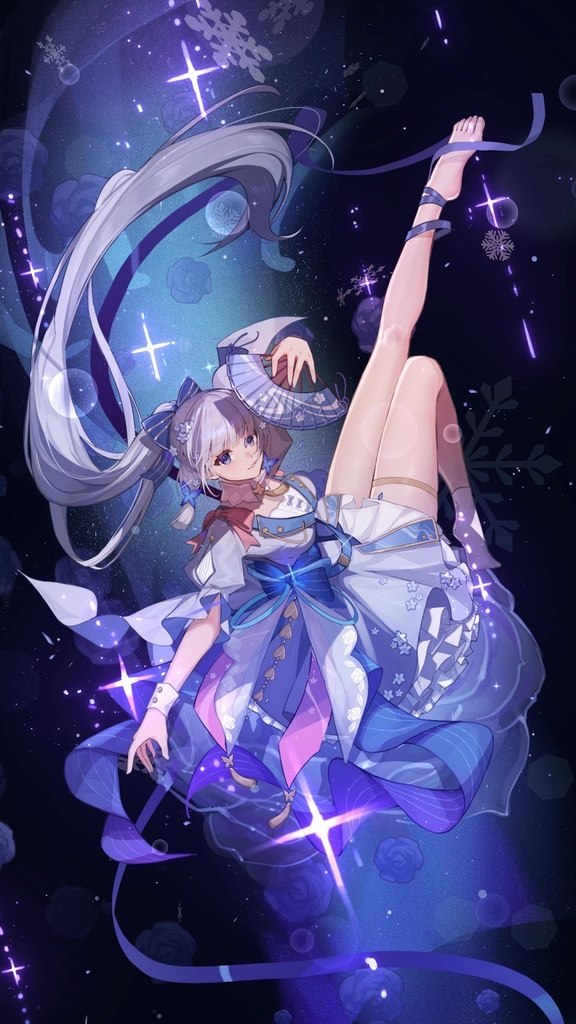 「原神動く壁紙」神里綾華 スマホ壁紙