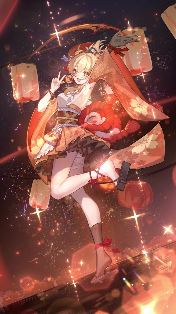 「原神動く壁紙」宵宮 スマホ壁紙