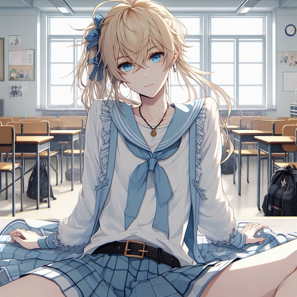 男の娘「セーラー服男子・放課後ver.」