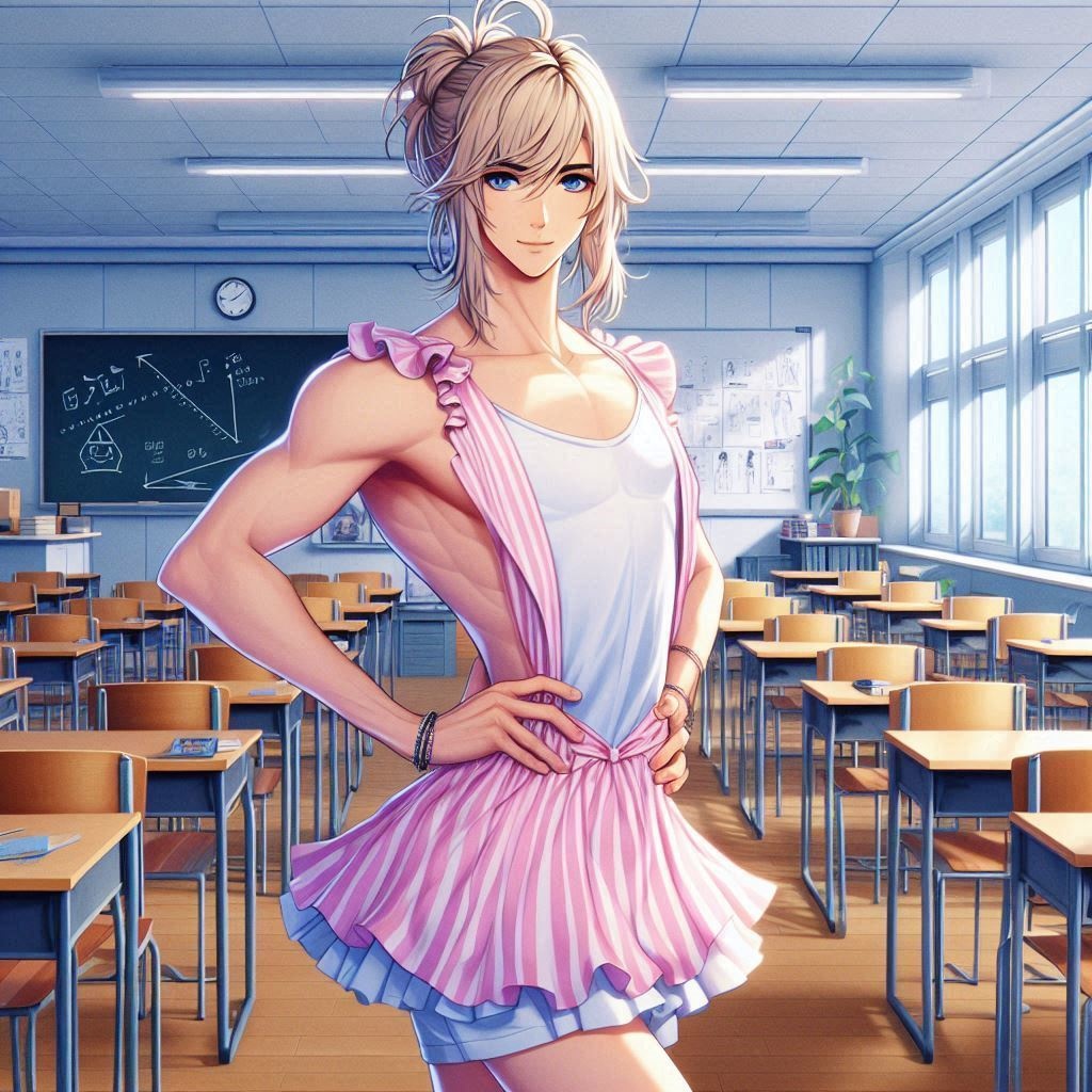 男の娘「セーラー服男子・放課後ピンクver.」