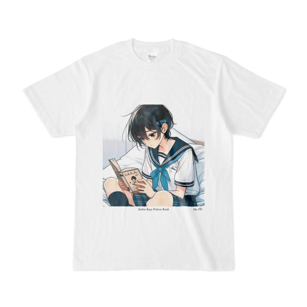 男の娘「セーラー服男子・読書『セーラー男子図鑑_１』ver.」No.191