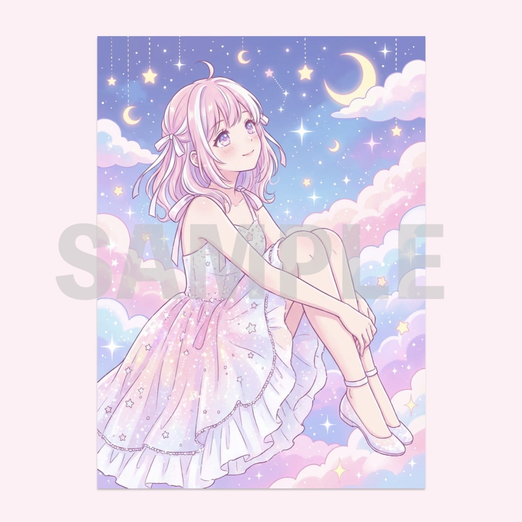 【フリー素材】SNSアイコン＆壁紙　夢見る少女