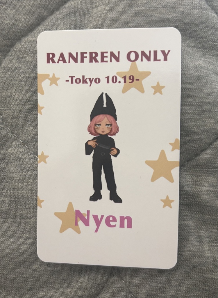 タンクトップニェン トレカ RANFREN