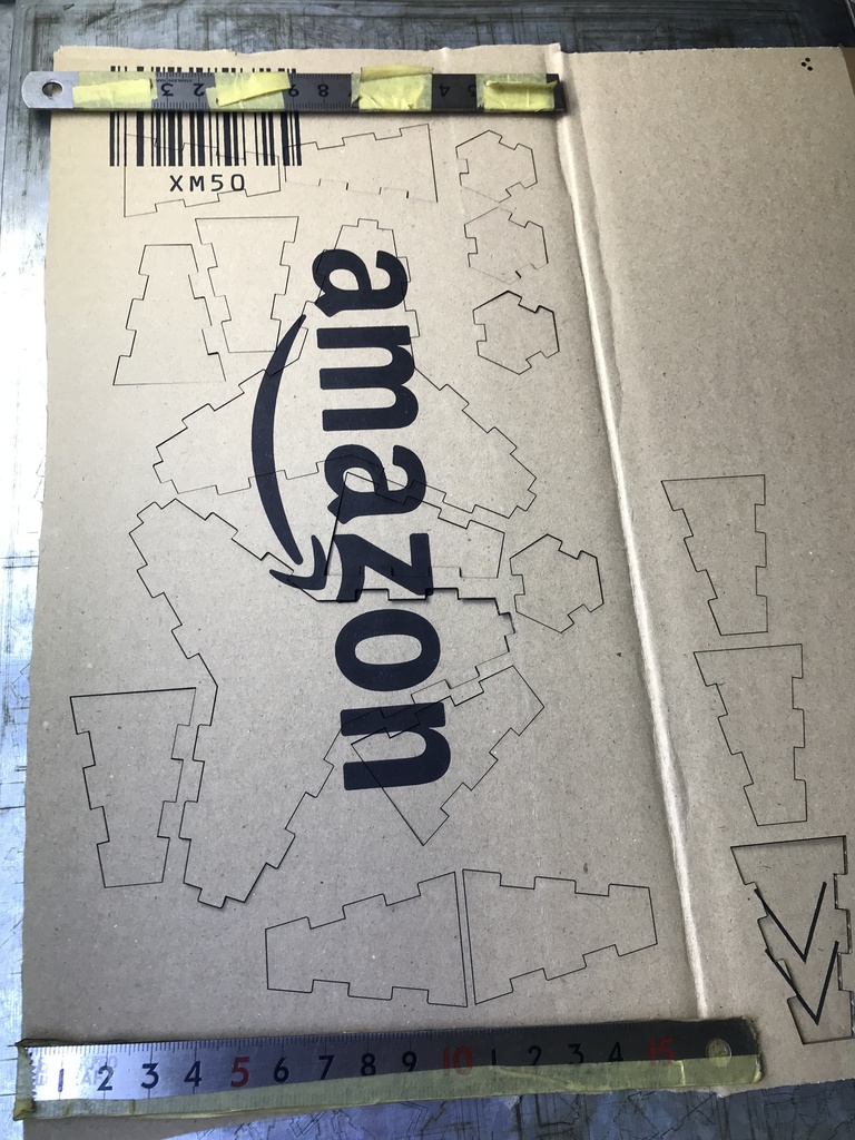 テトラポット風オブジェの展開図データ(無料版在り・テスト中)