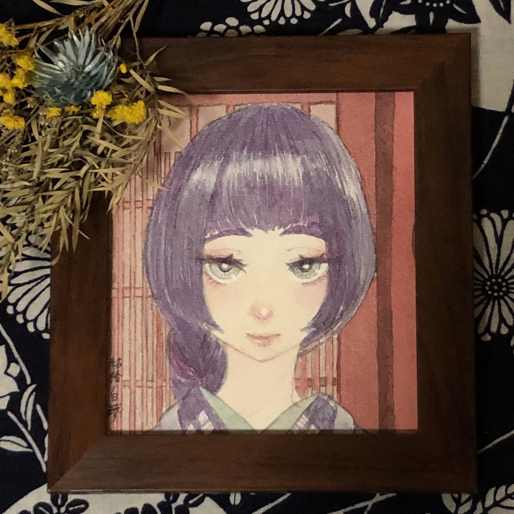 【額装原画】「憧れ」