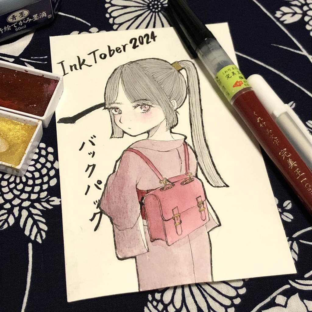 【ドローイング原画】InkTober2024 ‐ 1~10 