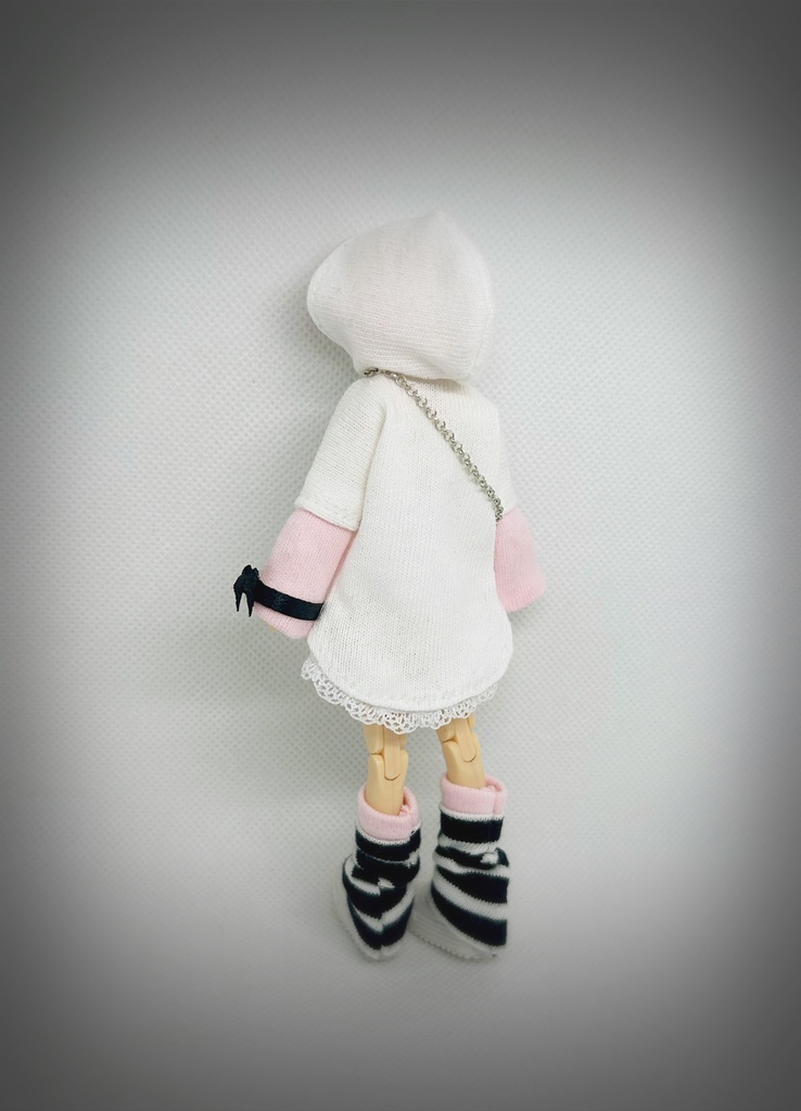 コーディネートセット【くまちゃんポシェット】白