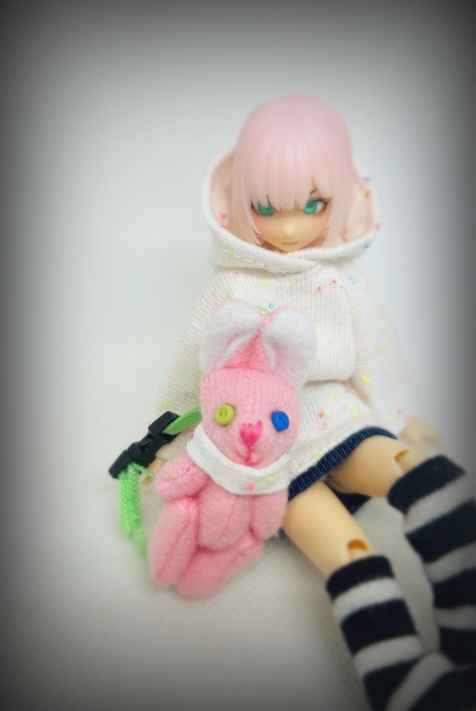 コーディネートセット【ウサちゃんワンショルダー付き】パステル