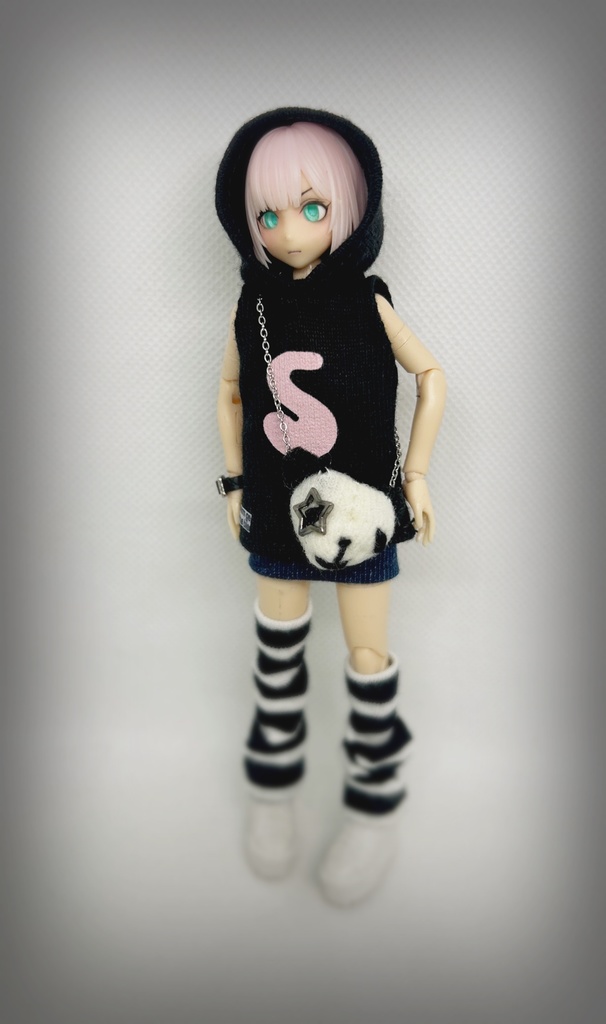 コーディネートセット【パンダちゃんポシェット】黒