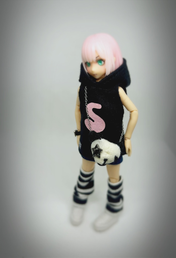 コーディネートセット【パンダちゃんポシェット】黒