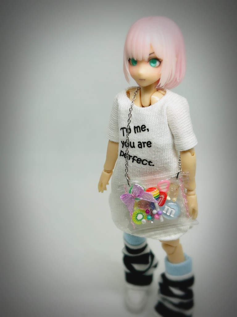 コーディネートセット【お菓子ポシェット】白