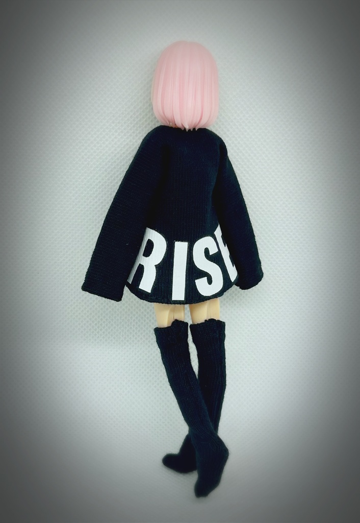 コーディネートセット【バックプリントRISE】黒