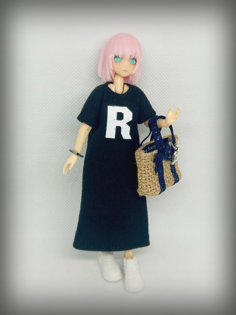 コーディネートセット【マキシ丈ワンピ・R】黒