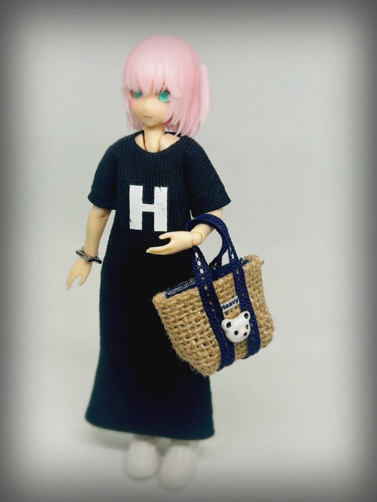 コーディネートセット【マキシ丈ワンピ・H】黒