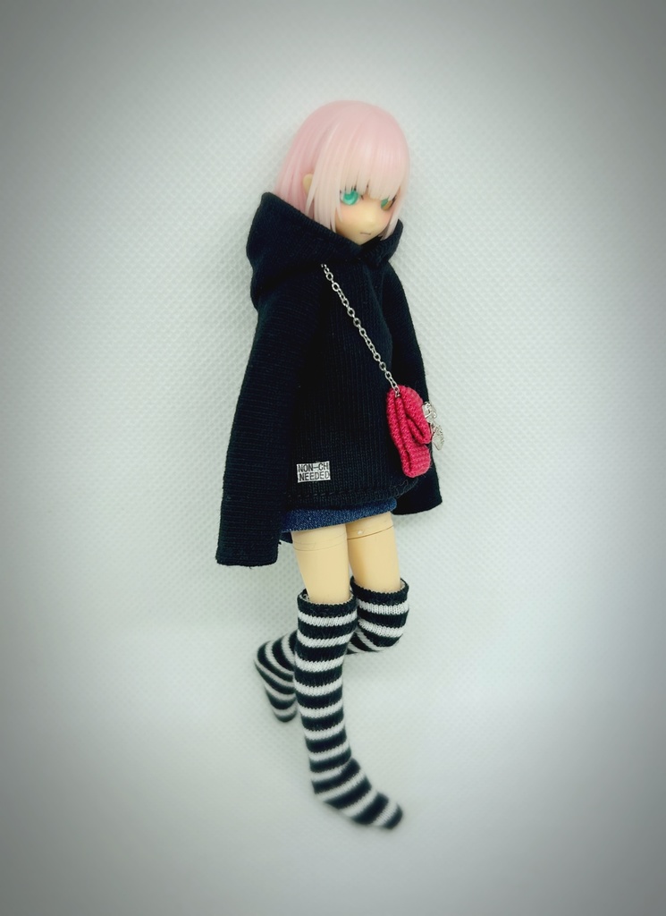 コーディネートセット【バックプリントフーディ】黒