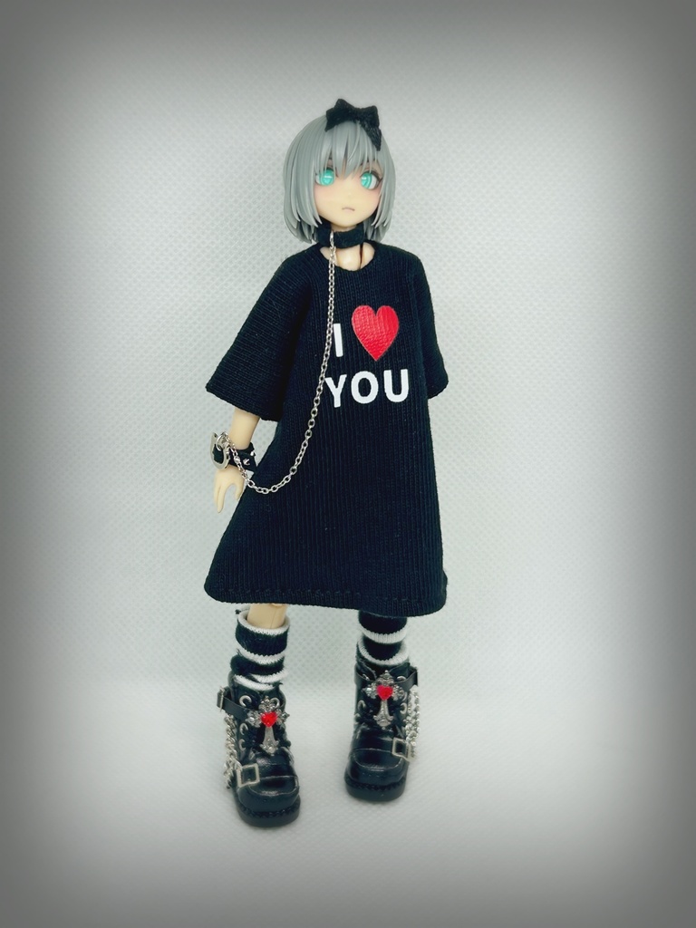 コーデパック【ゴスパンク系I LOVE YOU】黒