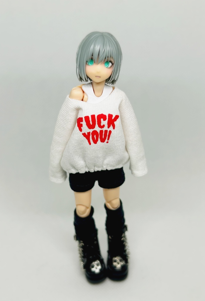 コーデパック【FUCK YOU!」オフショルダー