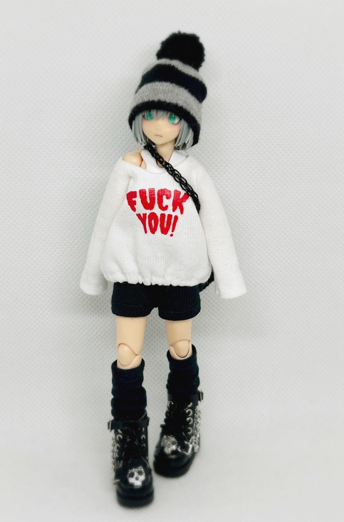 コーデパック【FUCK YOU!」オフショルダー