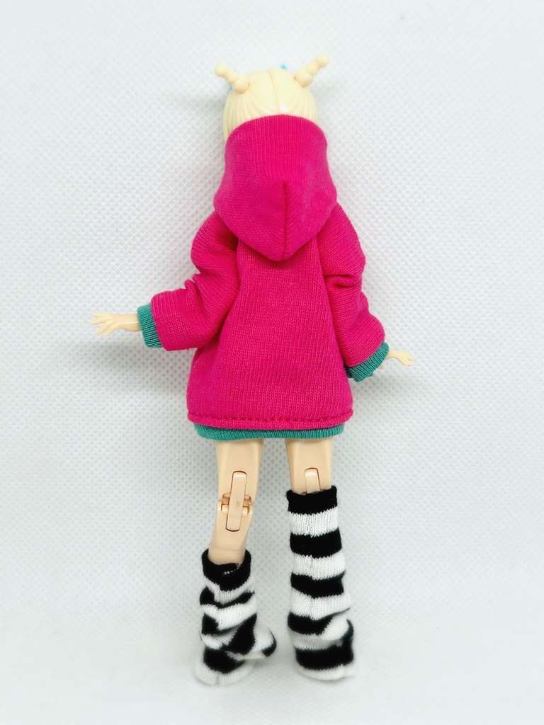 コーデパック【リブ付きフーディワンピ】