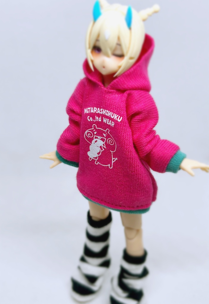 コーデパック【リブ付きフーディワンピ】