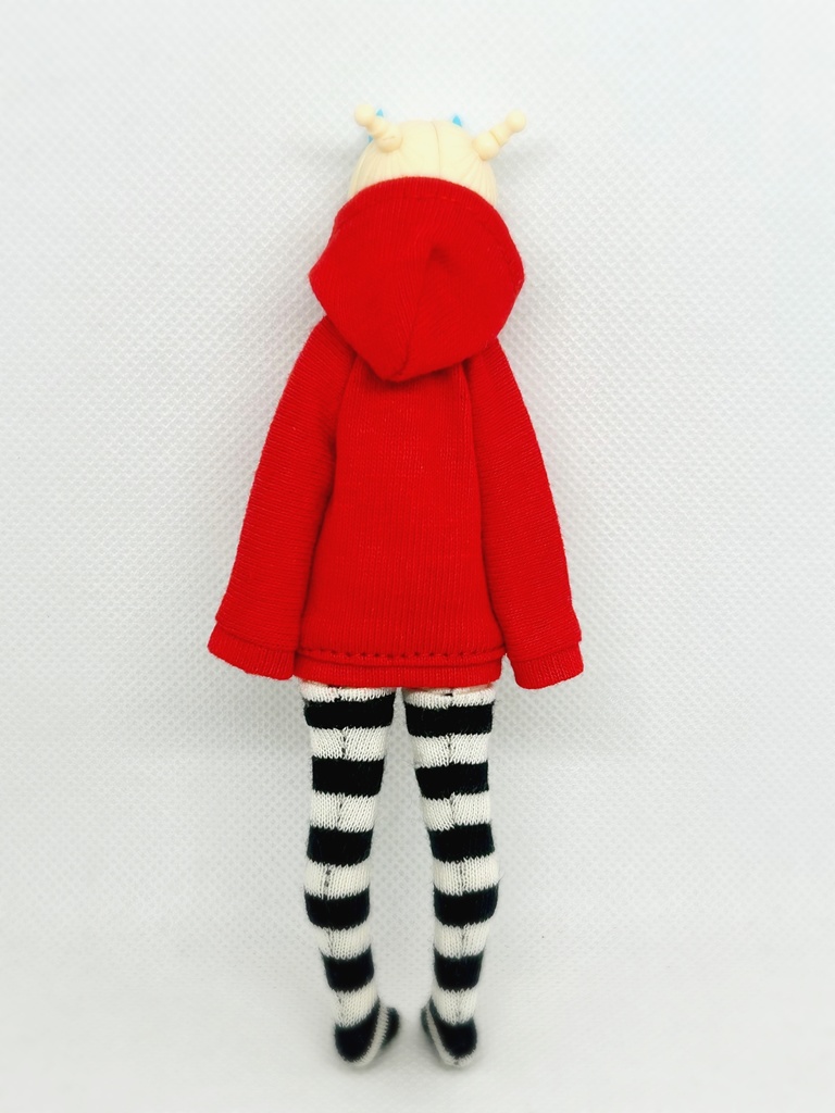 コーデパック【リブ付きフーディワンピ】