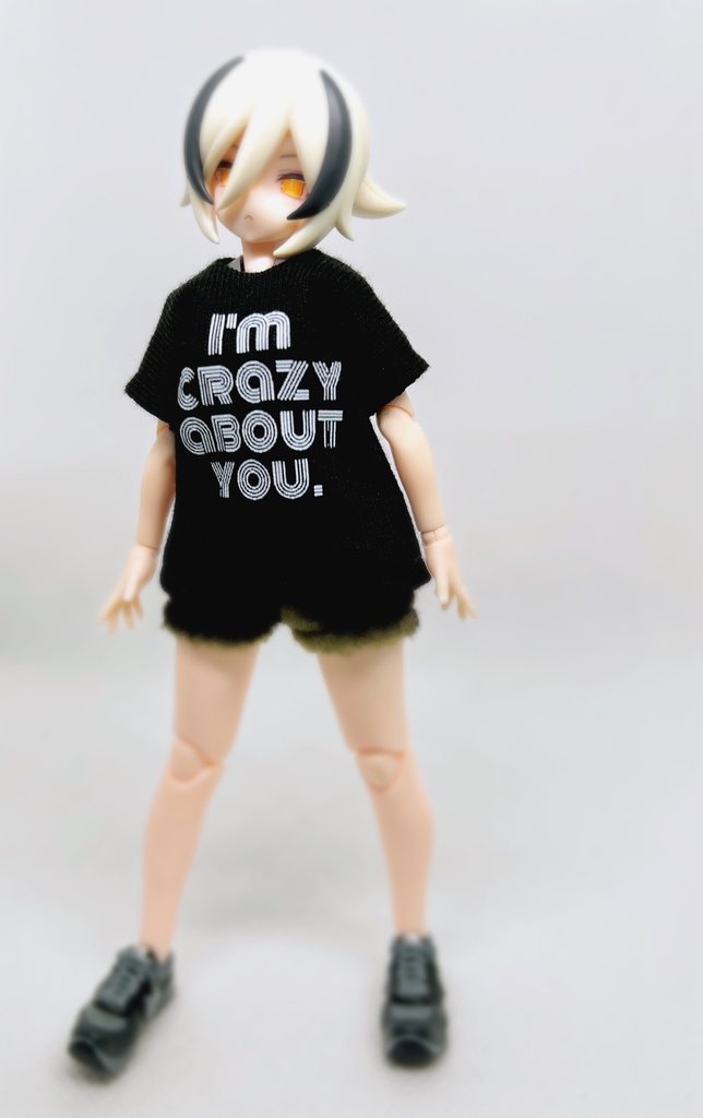 Tシャツとホットパンツ