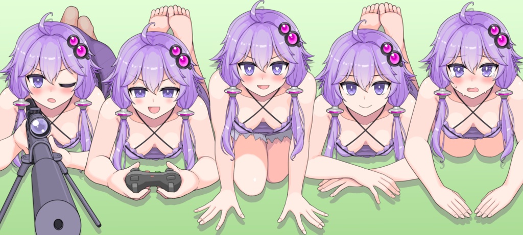 這いよる結月ゆかり立ち絵素材