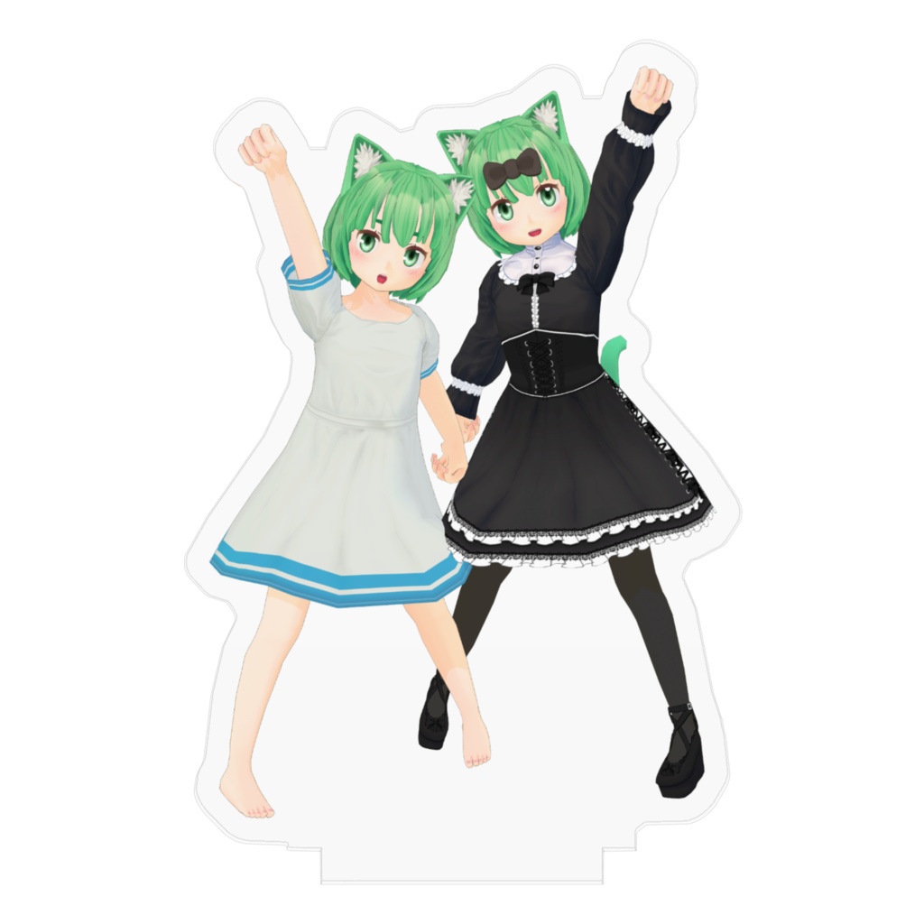 みねこアクリルフィギュア(こどもみねこ姉妹)【メン限リクエスト/期間限定】