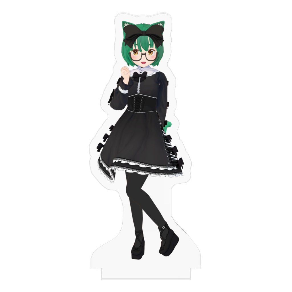 みねこアクリルフィギュア(ゴスロリ服 new)