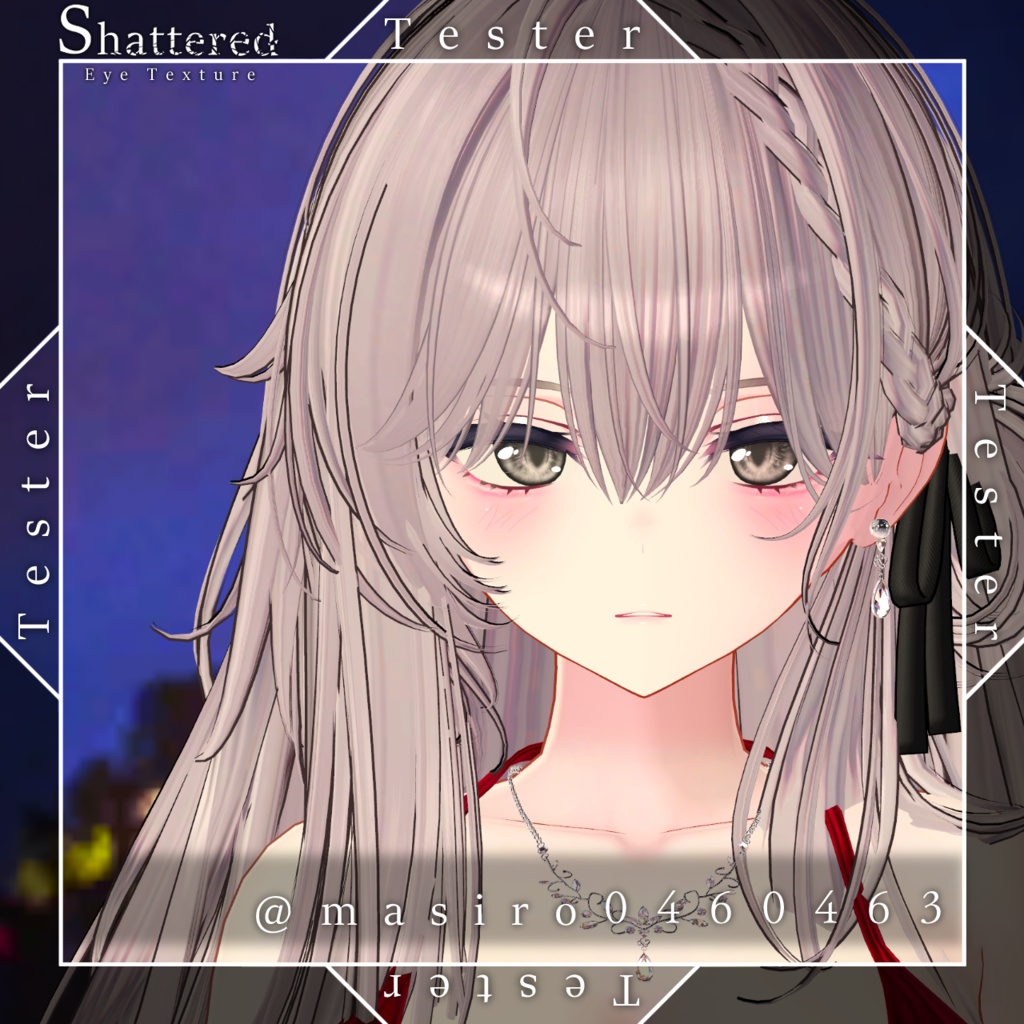 【SALE中!】【17avatar対応】Shattered Eye Texture【VRC想定】