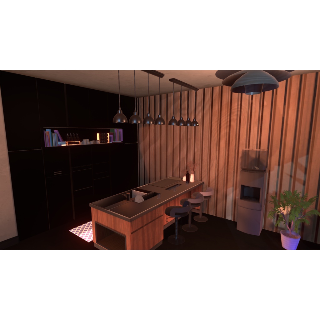 【VRChat向けWorld】Contemporary Retreat【VCC対応】