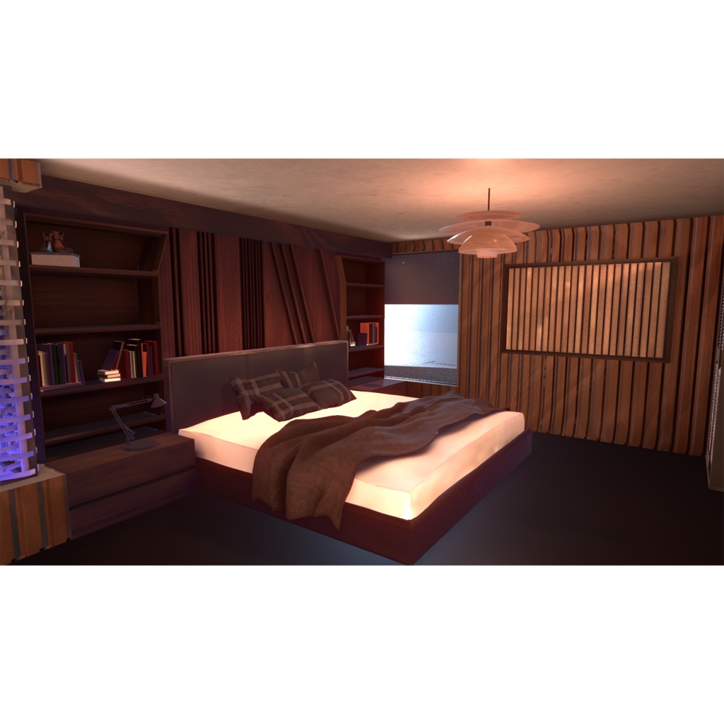 【VRChat向けWorld】Contemporary Retreat【VCC対応】