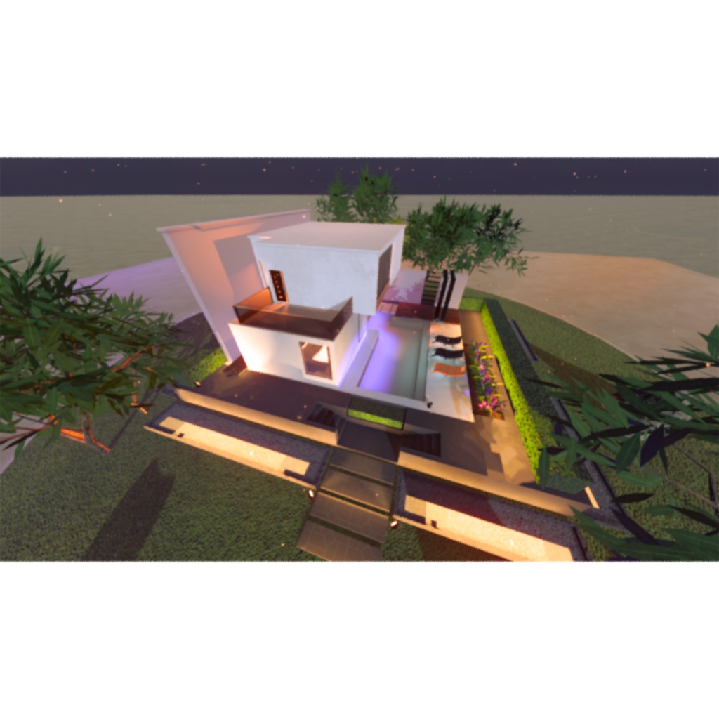 【VRChat向けWorld】Contemporary Retreat【VCC対応】