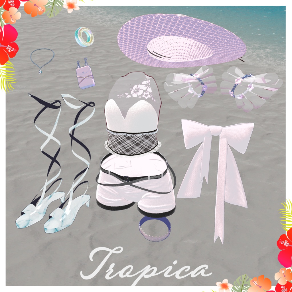 【マヌカ用】 Tropica 【VRChat向け衣装モデル】