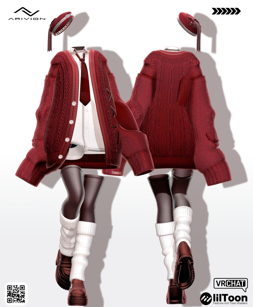 Campus Knit 【10アバター対応】