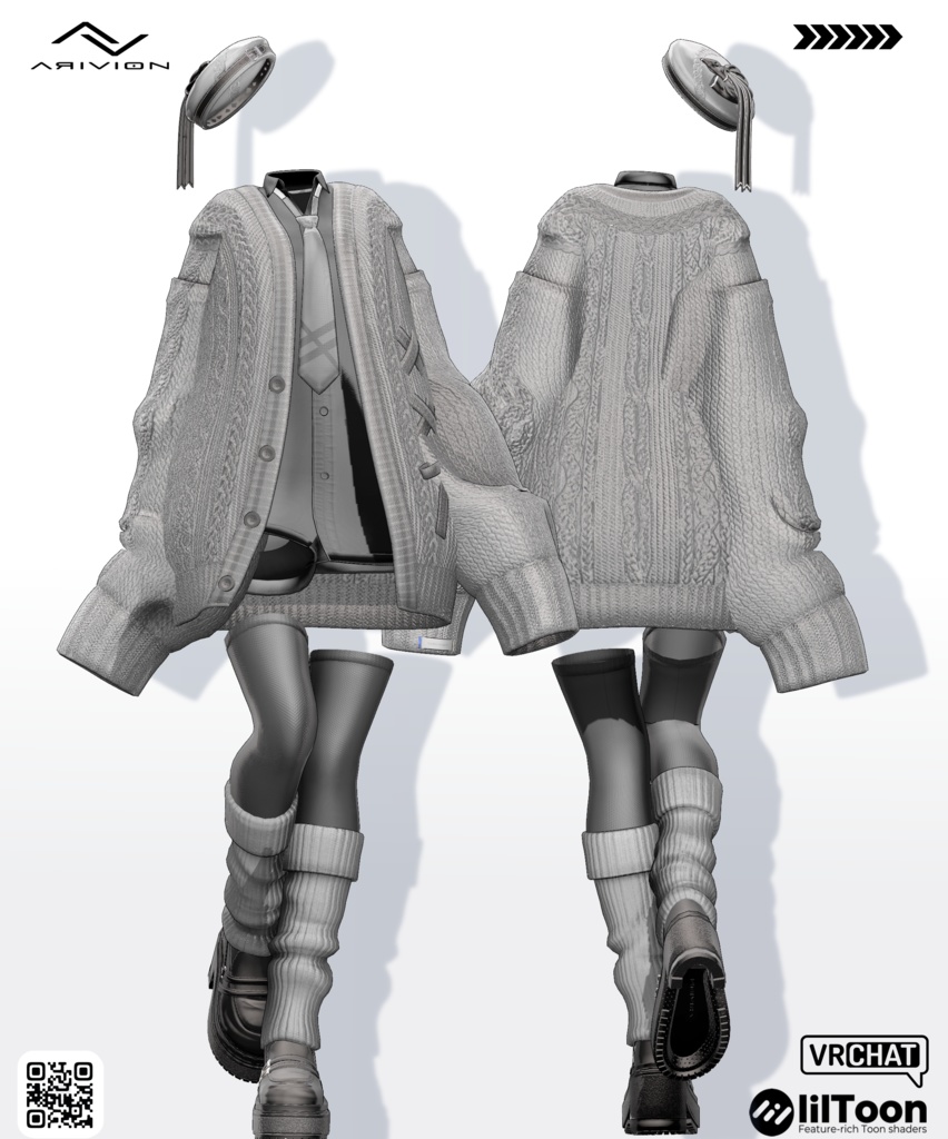 Campus Knit 【10アバター対応】