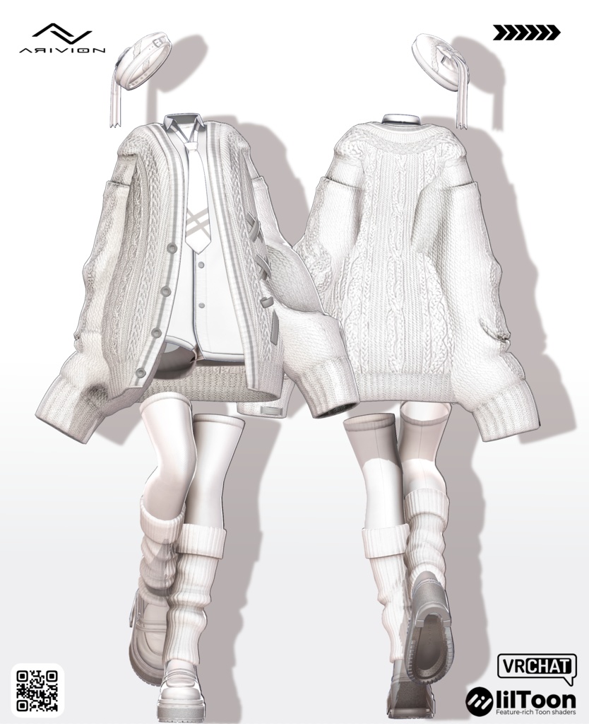 Campus Knit 【10アバター対応】