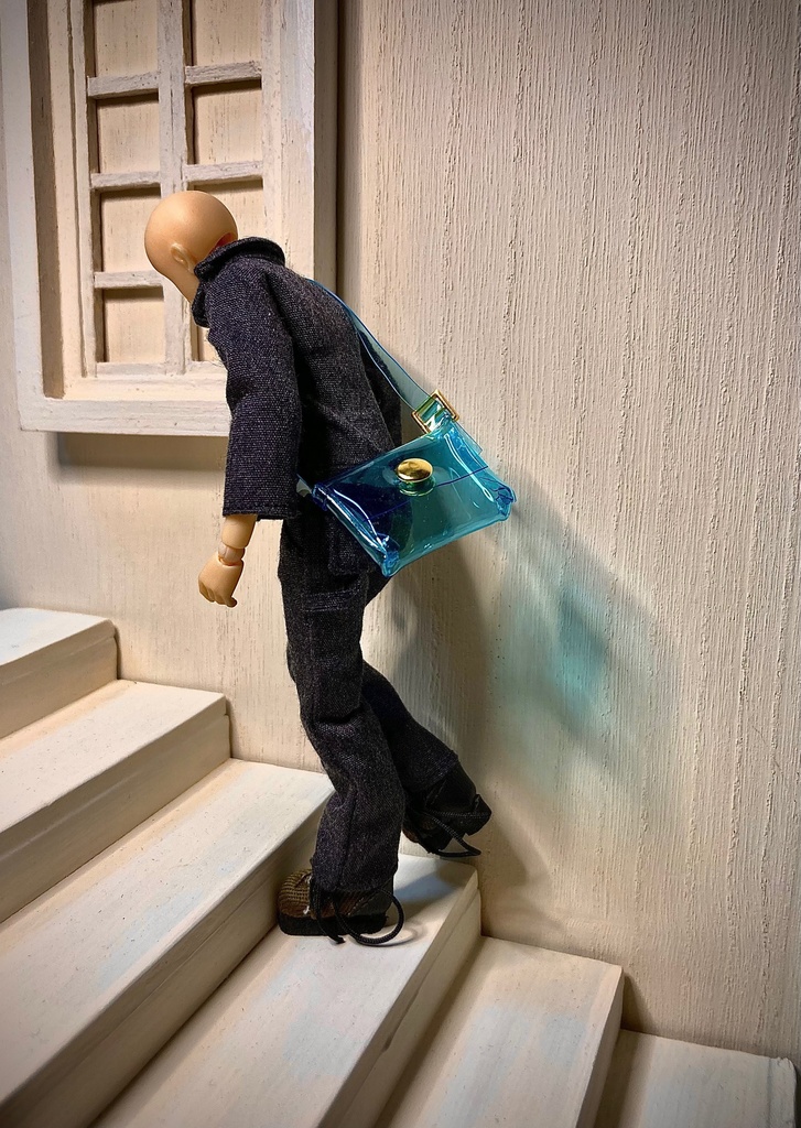 1/12・オビツ11・10cm・12cmぬいショルダーバッグVer.2(乳白)