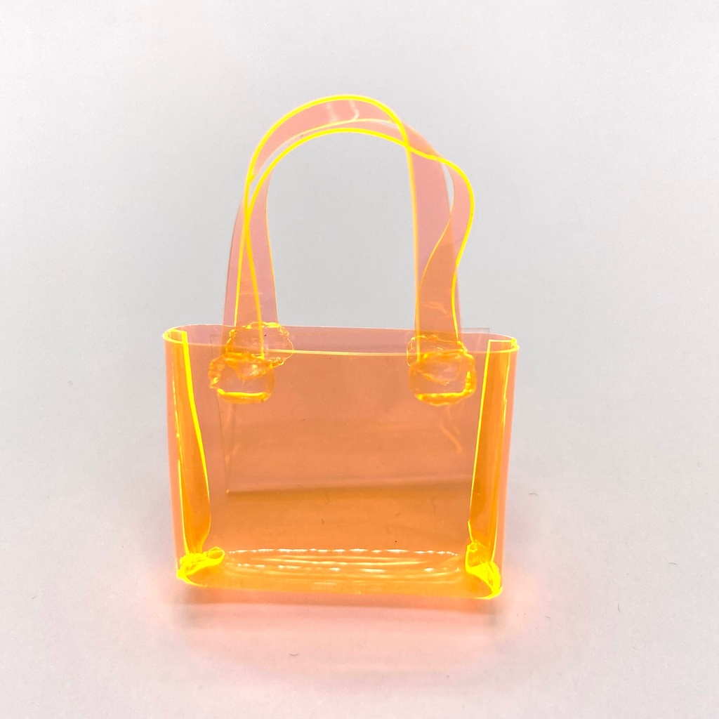 オビツ11 1/12 トートバッグ（蛍光オレンジ）ースクエア型