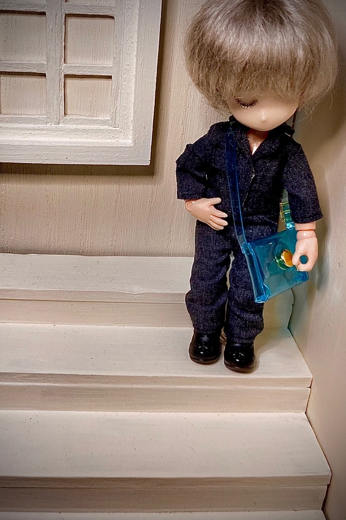 1/12・オビツ11・10cm・12cmぬいショルダーバッグVer.2(黒)