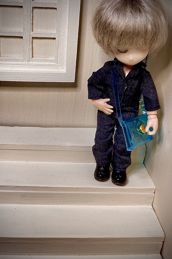 1/12・オビツ11・10cm・12cmぬいショルダーバッグVer.2(蛍光ピンク)