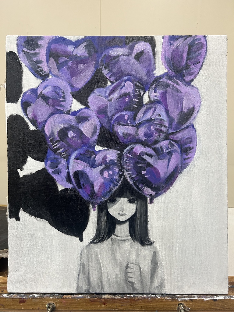 F10号油彩画